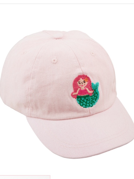 Mud Pie Other - Mermaid Embroidered Pink Toddlers Hat - Mudpie